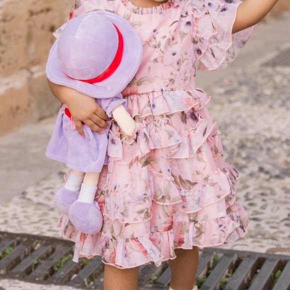 Ivy City Co Toddler Tiered Floral Dress 12-18 M - Picture 5 of 7